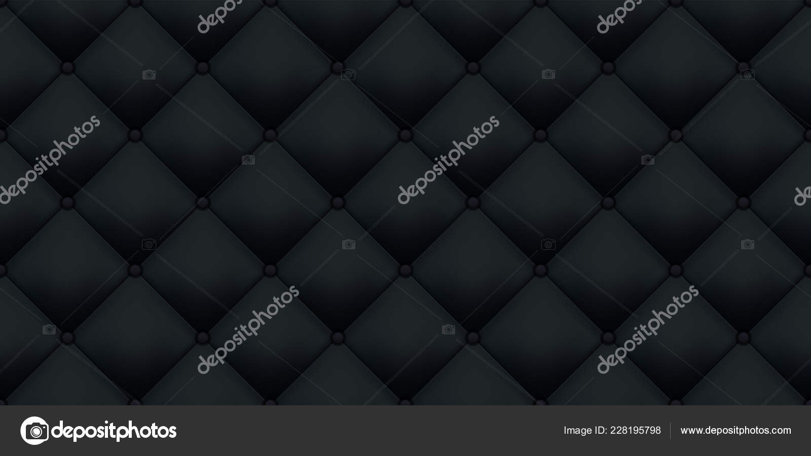Black Leather Upholstery Vintage Luxury Texture Pattern