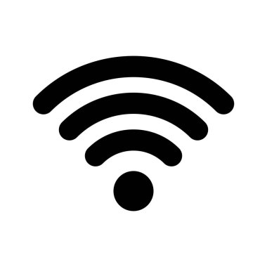 Wi-Fi internet ikonu. Vector wi fi wlan erişimi, kablosuz kablosuz bağlantı sinyali