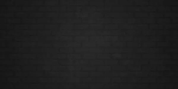 Fond vecteur de mur de brique. Modèle de mur de briques grunge gris noir vectoriel avec fond d'ombre lumineuse éclairée — Image vectorielle