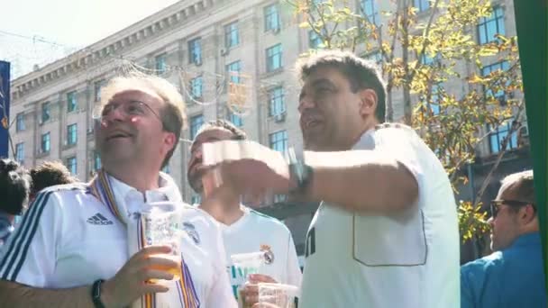 Kiev Ukraina Maj Uefa Champions League Slutliga 2018 Real Madrid — Stockvideo