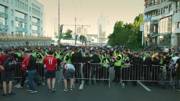 Kiev Oekraïne Kan Uefa Champions League Final Cup 2018 Real — Stockvideo