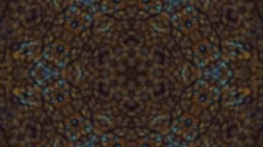 Kahve çekirdekleri kaleydoskop. Disko, festival, tasarım için çikolata arka plan. Coffee shop tasarım. Tahıl dönüyor. Kahve soyutlama. Tahıl öğütme. Kahverengi metal ile süsleme