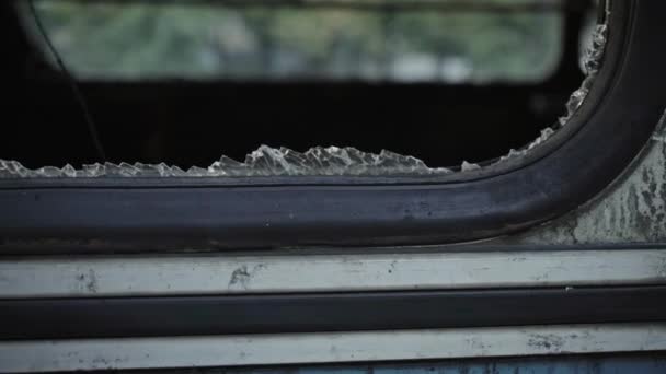 Autobus Ohni Výbuch Bomby Osobním Vozidle Teroristický Čin Autobusu Který — Stock video