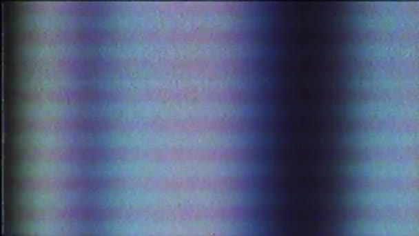 Animação Digital Abstrata Televisão Antiga Glitch Erro Vídeo Dano Barulho — Vídeo de Stock