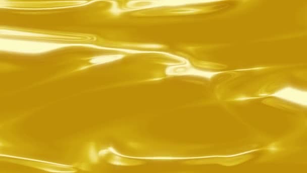 Oro Liquido Metallo Liquido Illusioni Visive Onde Movimento Fluido Commovente — Video Stock