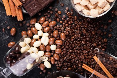 Kompozisyon şekerler farklı tip