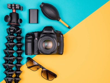 Yaz tatili için Gezgin blogger seti