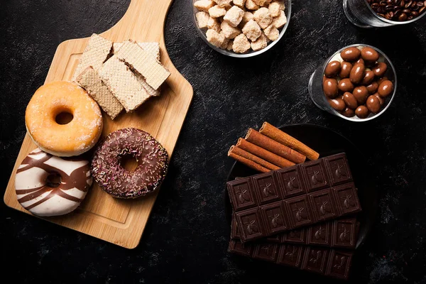 Diversi tipi di dolci — Foto Stock