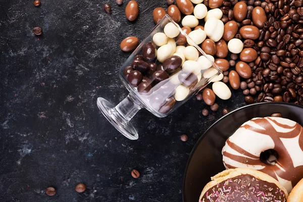 Kompozisyon şekerler farklı tip