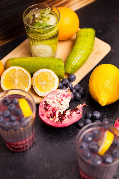 Organik doğal detoks su