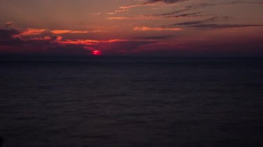 Güzel güzel dramatik gündoğumu, deniz günbatımı