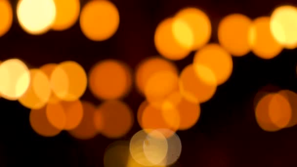 Luce bokeh offuscata e sfocata — Video Stock