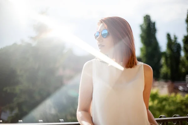 Portrait of gorgeous redhead young woman — Stock Photo, Image