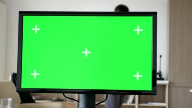 Büyük ekran renk kadar alay ile modern kişisel bilgisayar