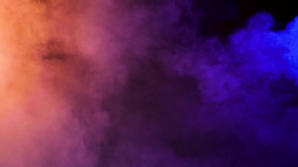 Vackra abstrakt färgglada rök moln — Stockvideo