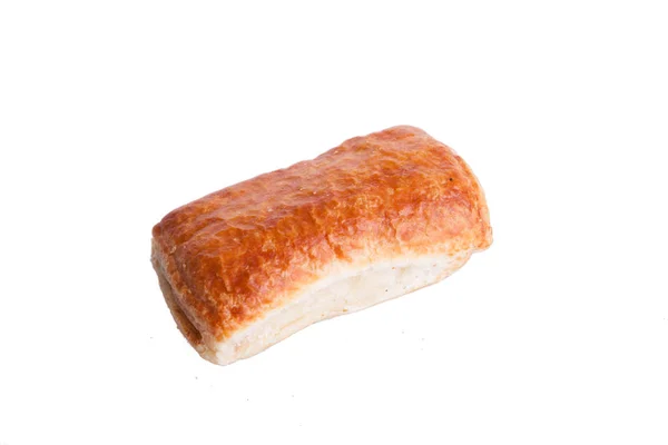 Puff and tasty pastry isolated on white background — Stock Photo, Image