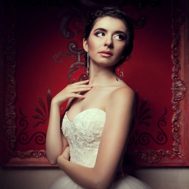 Muhteşem gelin gelinlik vintage iç