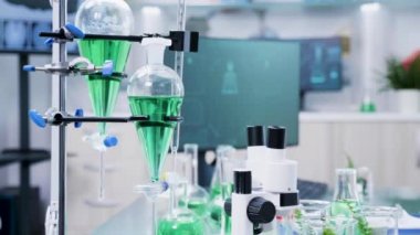 Modern laboratuvar da içinde kimse yok