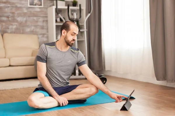 Gelukkige man met een gezonde levensstijl — Stockfoto