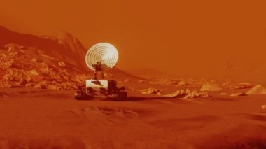 Mars 'ın kızıl gezegen yüzeyini keşfeden araç NASA tarafından gönderildi.