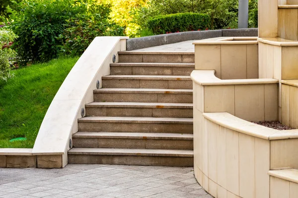 Marble steps on the street — Stock Photo, Image