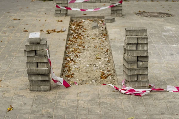 Kaldırım döşeme tamiri