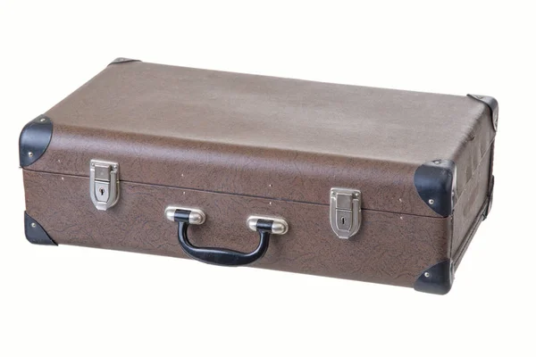 오래 된 빈티지 갈색 가방 — 스톡 사진