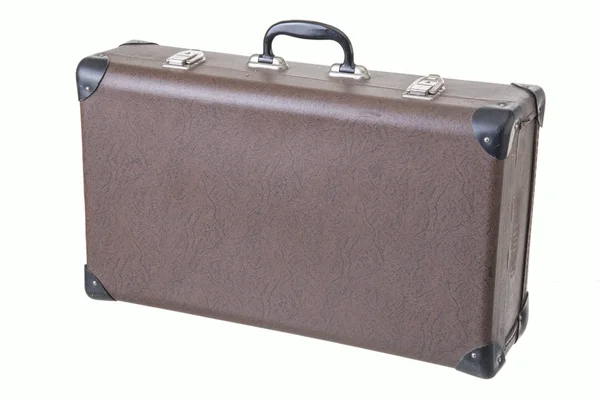 오래 된 빈티지 갈색 가방 — 스톡 사진