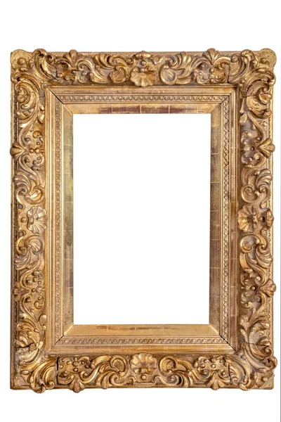 木制旧镜框 — 图库照片