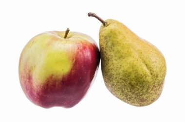 olgun armut ve elma yakın çekim