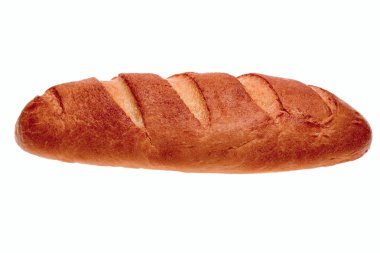 pişmiş eşya, beyaz bir arka plan izole bir ruff kesimli bar