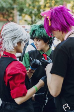 modern pop kültürünün Comic Con Ukrayna 22 Eylül 2018 Festivali Kiev, Ukrayna, sanat bitki platformu.