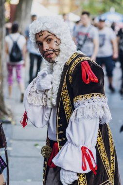 modern pop kültürünün Comic Con Ukrayna 22 Eylül 2018 Festivali Kiev, Ukrayna, sanat bitki platformu.