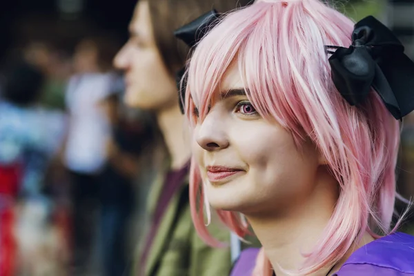 Festival de la cultura pop moderna COMIC CON Ucrania septiembre 22, 2018 Kiev, Ucrania, Art Plant Platform . — Foto de Stock