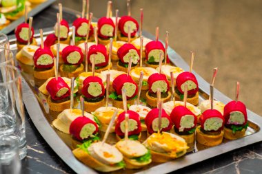 tablo açık büfe soğuk snacks