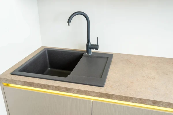 Built-in sink for kitchen sink for dishes in countertop