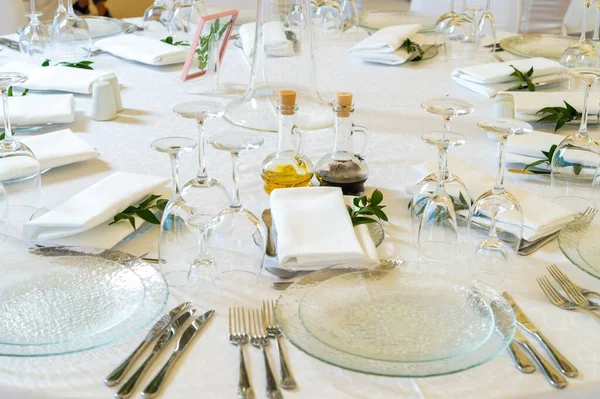 Table Setting Banquet — Stock Photo, Image