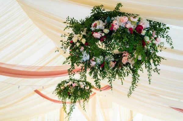 Flowers Wedding Tent — Stock Photo, Image