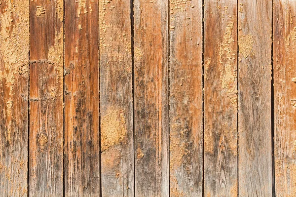 Old Brown Wooden Wall Shabby Paint — Stock Photo, Image