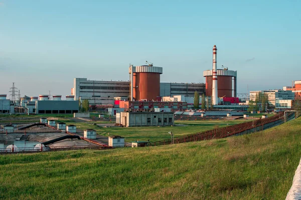 Usina Nuclear Cidade Yuzhnoukrainsk — Fotografia de Stock