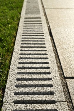 Yağmur suyu için granit yağmur oluğu, yağmur suyu için beton ızgara