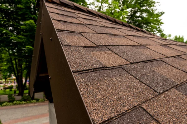 ビチューメン屋根カバー 柔軟な柔らかいタイル — ストック写真