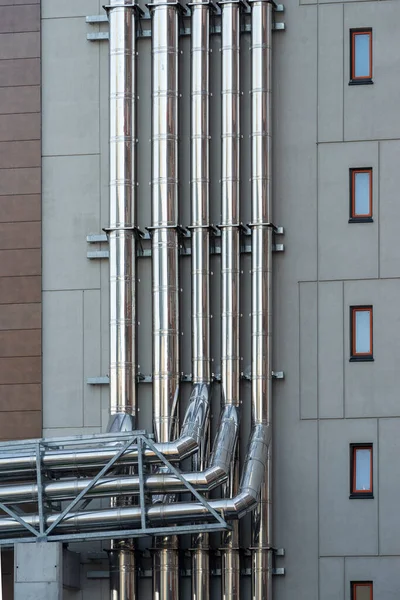 Ventilación Pared Para Eliminar Aire Caliente Pared Del Edificio Imagen De Stock