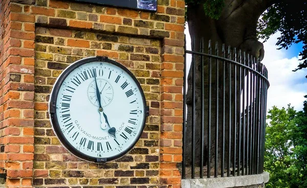 Horloge Porte Shepherd Observatoire Royal Greenwich Réseau Horloges Maîtresses Esclaves — Photo