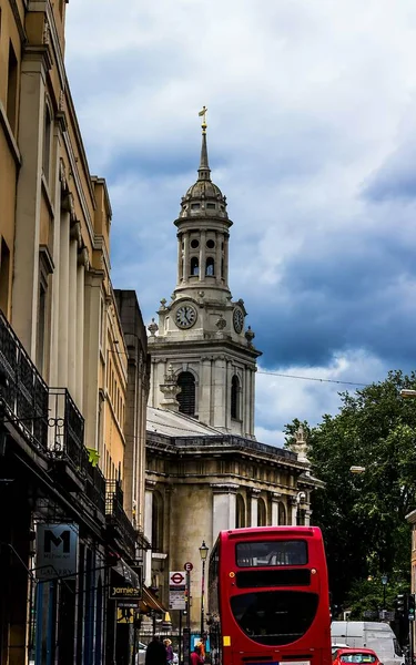 Londres Reino Unido Junio 2015 Torre Del Reloj Iglesia Parroquial — Foto de Stock