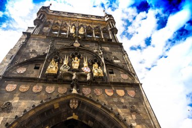 Prague, Çek Cumhuriyeti. Silah barut kapısı Powdertower InCity merkezi içinde