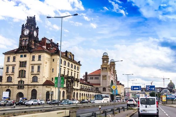 Praga República Checa Julho 2017 Estação Ferroviária Praga Praha Hlavni — Fotografia de Stock