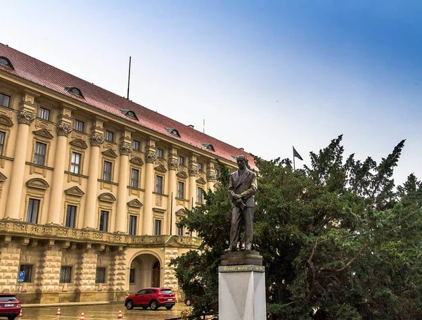 Prag Tschechische Republik 2017 Die Statue Der Edvard Benes Vor — Stockfoto