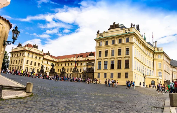 Прага Чеська Республіка Липень 2017 Празького Граду Тепер Офіційна Резиденція — стокове фото