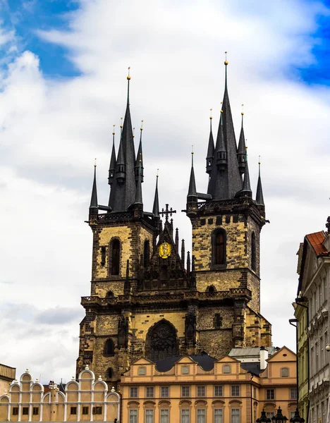 Kilise Our Lady Önce Tyn Prague Çek Cumhuriyeti — Stok fotoğraf